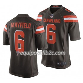Camiseta Hombre NFL Cleveland Browns Baker Mayfield 6 Nike Marrón